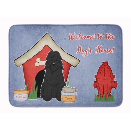 Carolines Treasures Dog House Bouvier Des Flandres Machine Washable Memory Foam Mat BB2828RUG
